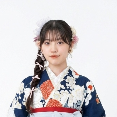 モデル2の髪型チェンジ見本A